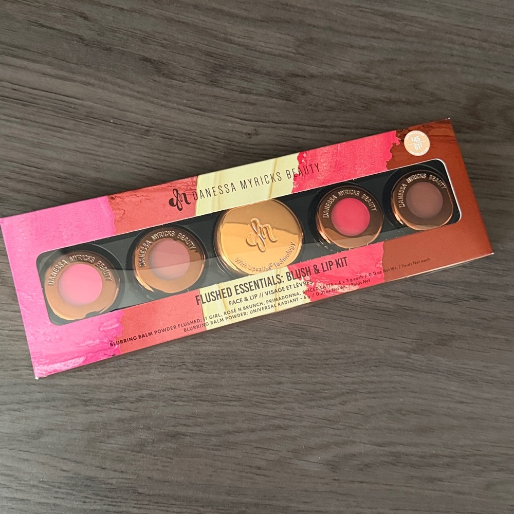 Danessa Myricks Beauty Flushed Essentials Blush and Lip Kit